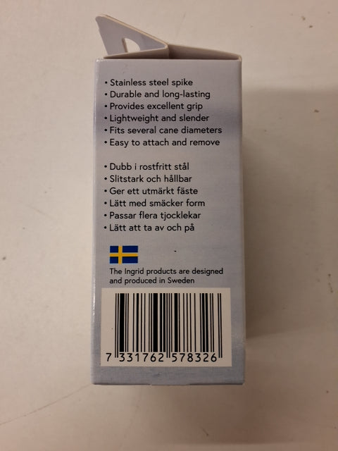 Ingrid Dupsko til krykker og stokke